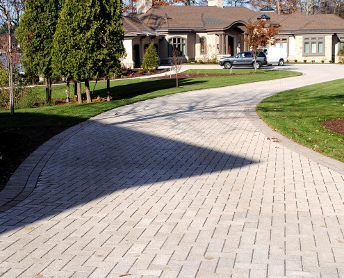 Residential brick paving