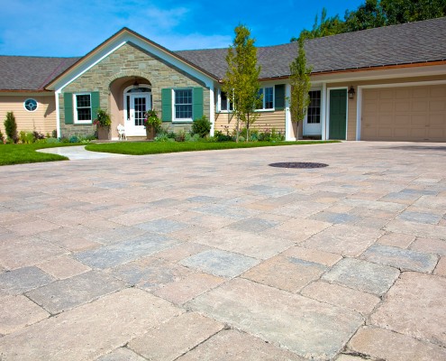 Residential brick paving