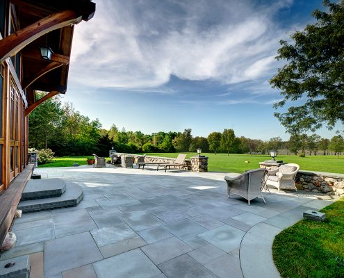 Residential patio construction