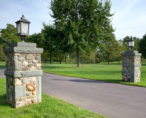 Residential brick construction