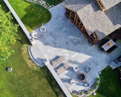 Residential patio construction